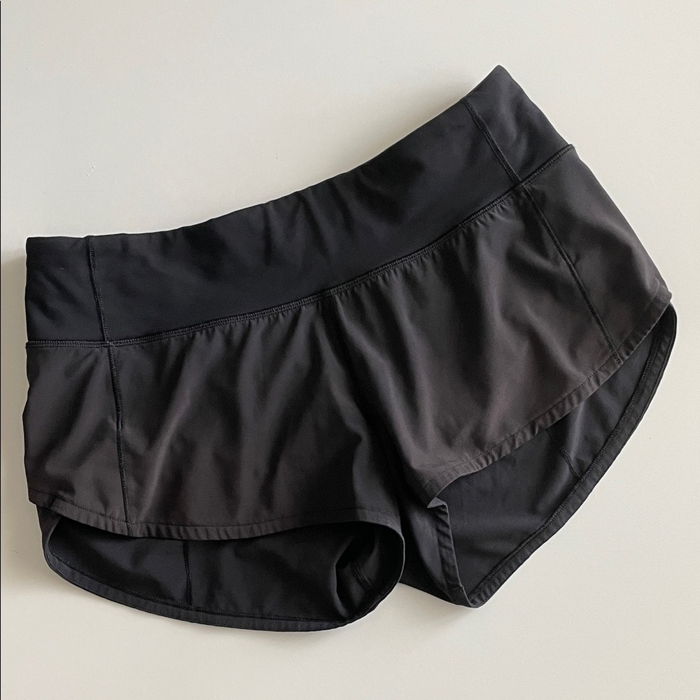 Lululemon Black Speed Shorts